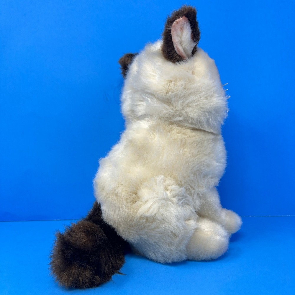 Gund Grumpy Cat Plush 9 Inch White Brown 4040133 Blue Eyes 2018 - Picture 4 of 16